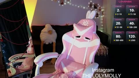 Snapshot of lolymolli chatting on December 13, 5:10 pm Molli online show from December 13, 5:10 pm