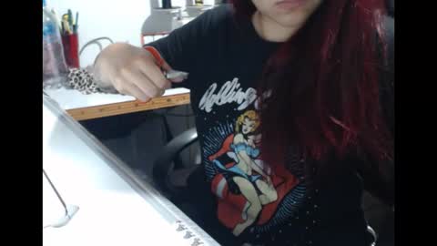 Snapshot of lucia_d_carton chatting on March 5, 4:08 am Lulu DCarton online show from March 5, 4:08 am