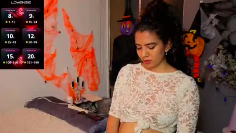 Snapshot of maithe_perroni chatting on October 8, 11:35 pm Lauu online show from October 8, 11:35 pm