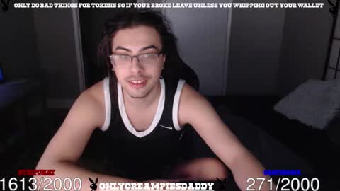 onlycreampiesdaddy online show from June 2, 12:34 am
