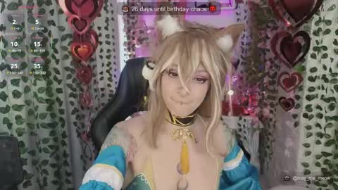 Snapshot of mao_me_meow chatting on May 16, 8:33 am Sasha online show from May 16, 8:33 am