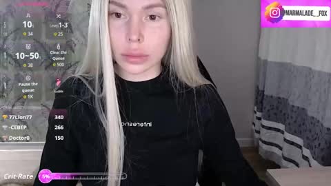 Marmalade Fox online show from November 3, 3:46 pm