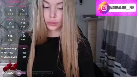 Marmalade Fox online show from February 20, 6:41 pm