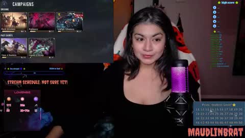 Snapshot of maudlinbrat chatting on November 18, 4:50 am maudLin online show from November 18, 4:50 am