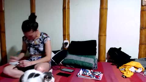 Snapshot of miahells chatting on February 3, 10:37 pm Mia Sam online show from February 3, 10:37 pm