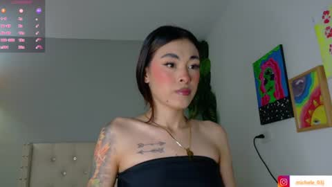 Snapshot of michele_rooss00 chatting on July 8, 12:04 am melannie follow my new page online show from July 8, 12:04 am