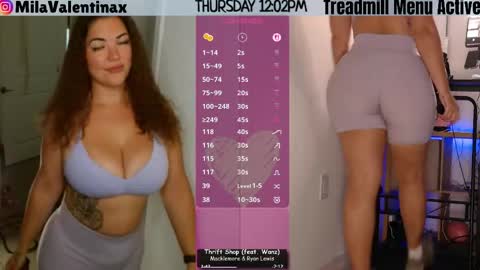 Snapshot of milavalentinax chatting on June 4, 4:02 pm Mila Valentina online show from June 4, 4:02 pm