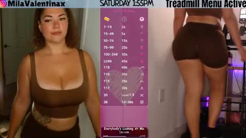 Snapshot of milavalentinax chatting on June 13, 5:55 pm Mila Valentina online show from June 13, 5:55 pm