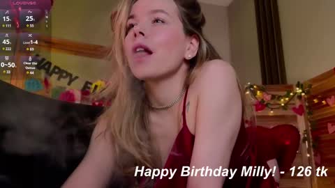 Milly    online show from February 21, 8:07 am