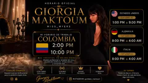 Snapshot of miss_myers chatting on July 22, 9:12 am Goddess Myers thumb up is important for me kisses online show from July 22, 9:12 am