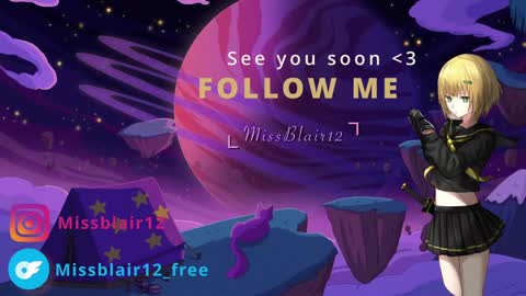Snapshot of missblair12 chatting on December 5, 4:44 pm MissBlair online show from December 5, 4:44 pm