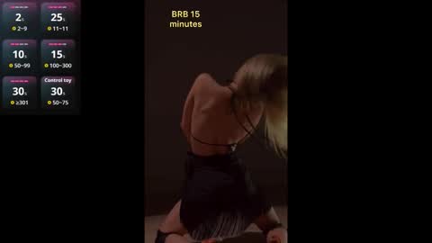 misskristel online show from November 5, 7:30 am