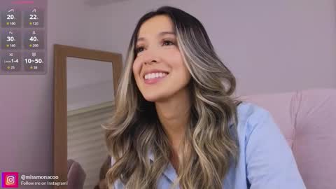 Snapshot of missmonaco chatting on February 3, 1:15 am Emma Rivera online show from February 3, 1:15 am