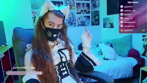 Snapshot of neko_nyaaa chatting on February 7, 4:11 pm Neko online show from February 7, 4:11 pm