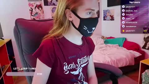 Snapshot of neko_nyaaa chatting on February 8, 5:16 pm Neko online show from February 8, 5:16 pm