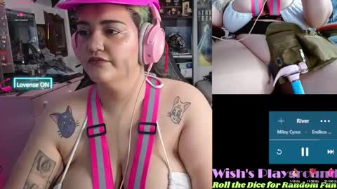 Snapshot of nevermakeawish chatting on October 24, 5:26 am Wishs Playground online show from October 24, 5:26 am