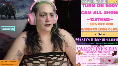 Wishs Playground online show from February 13, 5:25 am