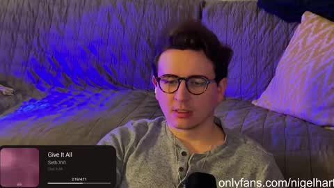 Nigel Hart online show from January 21, 1:29 am