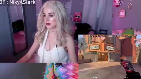 Snapshot of nikyastark chatting on July 1, 4:14 am Niky A Stark online show from July 1, 4:14 am