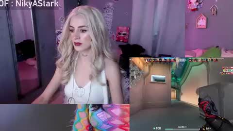 Snapshot of nikyastark chatting on July 2, 12:43 am Niky A Stark online show from July 2, 12:43 am