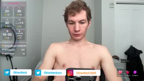 Oliver Beck online show from March 13, 7:20 pm