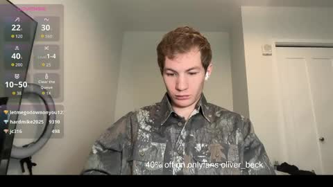 Oliver Beck online show from May 6, 6:35 pm