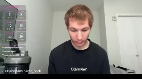 Oliver Beck online show from May 17, 6:37 pm