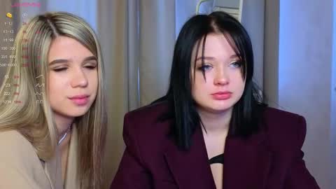 Snapshot of phyllisheart chatting on March 4, 8:35 am Lora black and Lili blonde welcome you here online show from March 4, 8:35 am