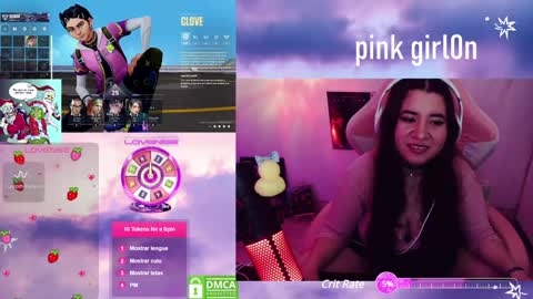 Snapshot of pink_girl0n chatting on December 12, 8:36 am Kitty online show from December 12, 8:36 am