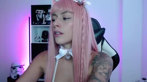 Snapshot of pinkcatlive chatting on October 8, 7:55 pm Emily online show from October 8, 7:55 pm