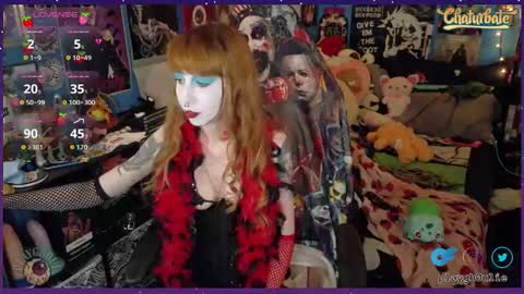 Snapshot of playgh0ul chatting on October 19, 7:31 am playgh0ul Ghoulie online show from October 19, 7:31 am