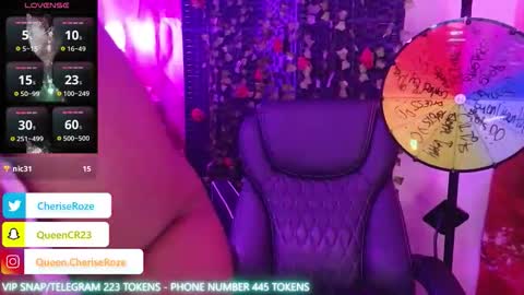 Queen Cherise Roze online show from November 23, 1:05 am