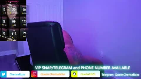 Queen Cherise Roze online show from December 18, 8:37 pm