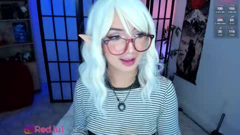 Snapshot of redlu_1 chatting on October 21, 2:23 am Lu Independiet model online show from October 21, 2:23 am