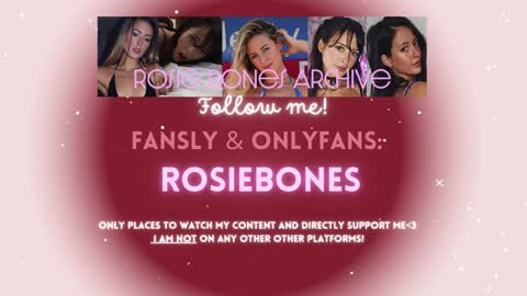 Rosie Bones online show from December 1, 10:48 pm