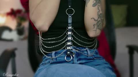 Snapshot of rougedoe chatting on May 6, 12:10 pm Mistress Lana online show from May 6, 12:10 pm