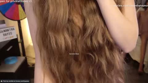 The Real Samantha Hayes haha  online show from December 10, 10:26 pm