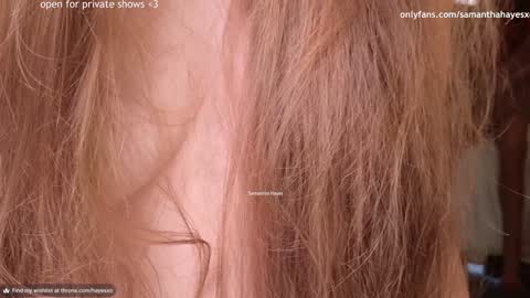 The Real Samantha Hayes haha  online show from February 4, 1:56 am