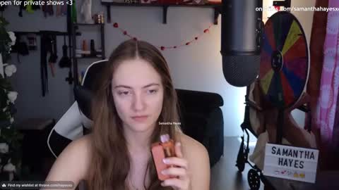 The Real Samantha Hayes haha  online show from February 17, 11:09 pm