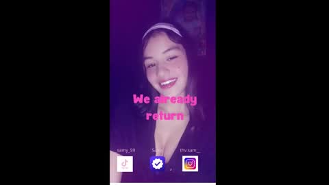 Snapshot of samymia chatting on February 16, 4:31 am miasamy online show from February 16, 4:31 am