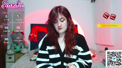 Snapshot of sandprinss chatting on December 15, 2:52 am Sandy Prinss online show from December 15, 2:52 am