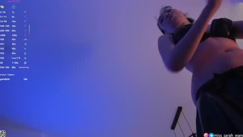 Sarah online show from April 16, 9:39 pm