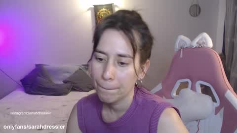 Snapshot of sarahdressler chatting on October 5, 1:48 am sarahdressler online show from October 5, 1:48 am