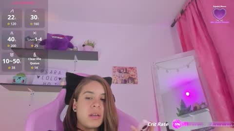 Snapshot of saralolo420 chatting on February 4, 1:55 am sara online show from February 4, 1:55 am