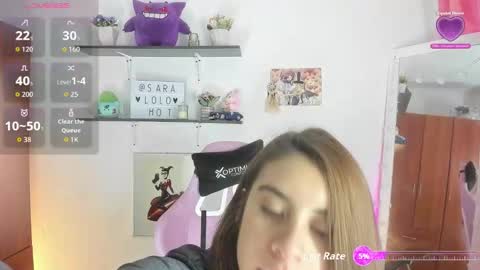 Snapshot of saralolo420 chatting on February 21, 11:06 pm sara online show from February 21, 11:06 pm