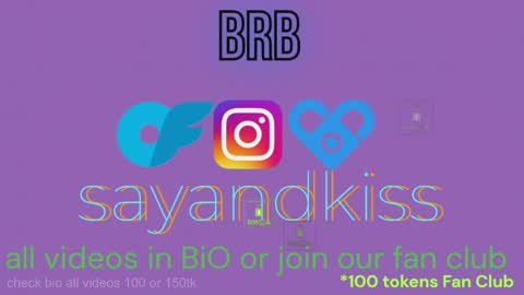 Say and kiss online show from April 20, 8:28 am