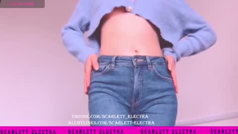 SCARLETT ELECTRA  -  online show from January 10, 2:08 pm