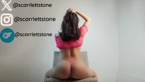 Snapshot of scarrlett_stone chatting on July 7, 7:23 am Scarlett Stone online show from July 7, 7:23 am