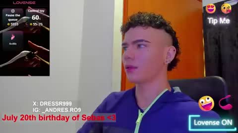 sebas 3 online show from July 12, 1:57 pm