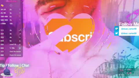 Dean Carter online show from January 9, 10:55 pm